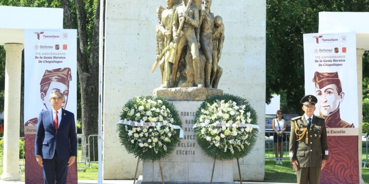 Preside Américo ceremonia del 178 aniversario de la Gesta Heroica de los Niños Héroes de Chapultepec