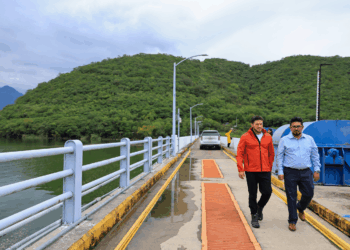 Supervisa Gobernador apertura de compuertas en Presa La Boca y recorre ríos en región citrícola