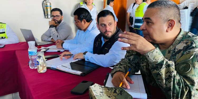 Autoridades de Tamaulipas refuerzan coordinación preventiva ante incremento en los niveles del río Pánuco