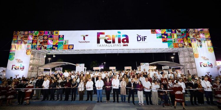 Inaugura Américo Villarreal la Feria Tamaulipas 2025, una fiesta de unidad y tradición