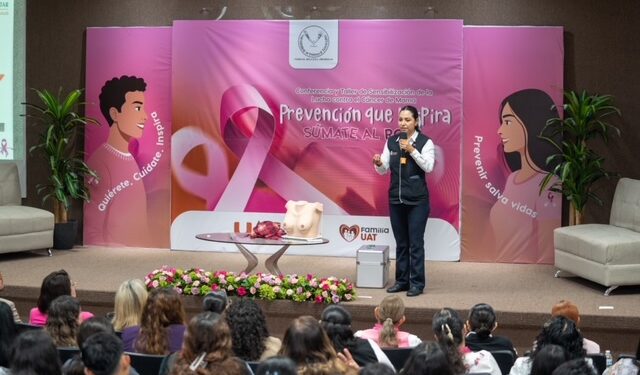 Promueve la UAT prevención y sensibilización sobre el cáncer de mama