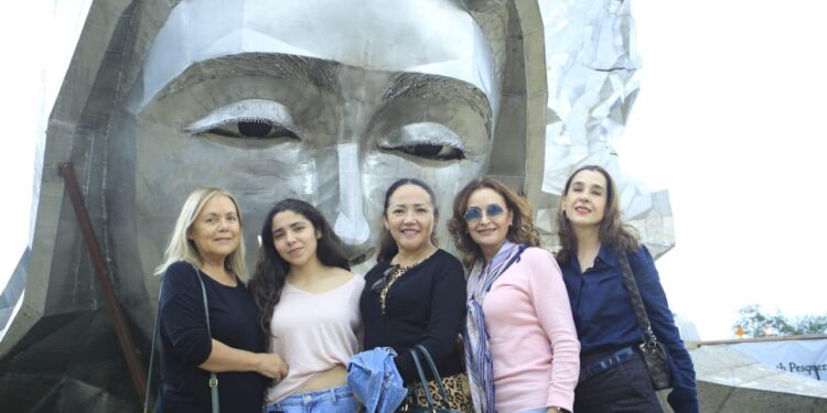 Antes de su inauguración, se incrementan visitas a la Virgen monumental de El Chorrito