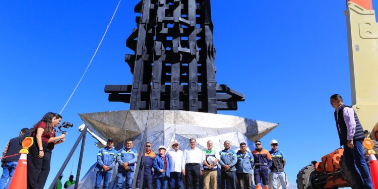 En diciembre se entrega primera etapa de la monumental escultura de la Virgen en El Chorrito: Américo