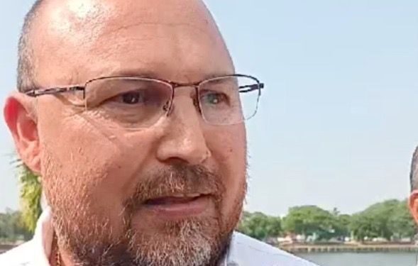 Destaca secretario general de Gobierno avances en saneamiento durante la firma de convenio en La Pedrera