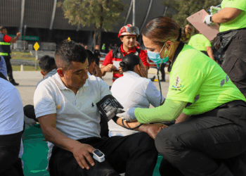 Realiza Secretaría de Salud simulacro de atención de emergencias de cara al Mundial