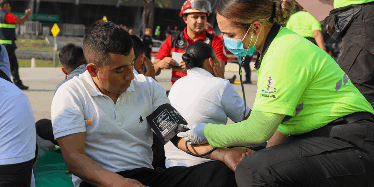 Realiza Secretaría de Salud simulacro de atención de emergencias de cara al Mundial
