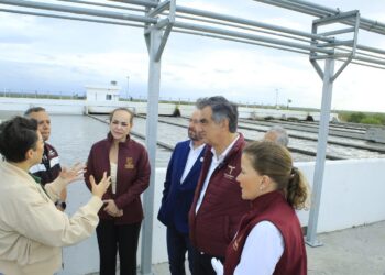 Supervisa Américo rehabilitación de tratadora de aguas residuales en Nuevo Laredo