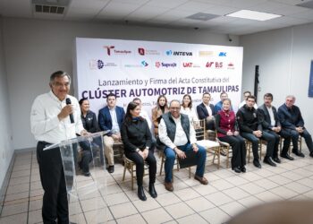 Consolida Tamaulipas su competitividad; lanza Clúster Automotriz