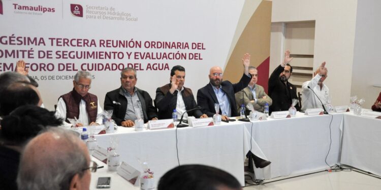 Presentan actualización del Semáforo del Cuidado del Agua para Tamaulipas