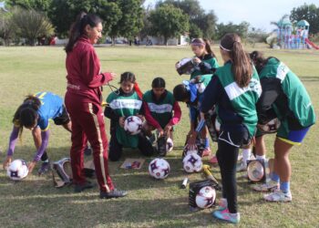 Avanza proceso de preparación de la Selección Tamaulipas Femenil Sub-14; reciben material deportivo por parte del INDE