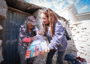 Entrega DIF Tamaulipas canastas alimentarias a población de atención prioritaria ante las bajas temperaturas