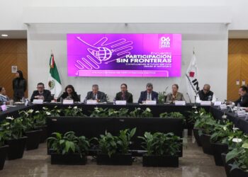 Firman INE y 32 organizaciones migrantes carta compromiso para fortalecer el voto de las y los mexicanos en el exterior
