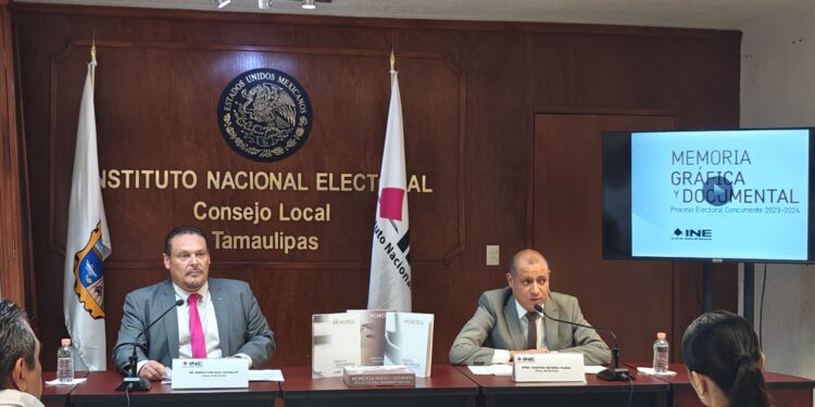 INE Tamaulipas presenta Memoria Gráfica y Documental del Proceso Electoral Concurrente 2023-2024