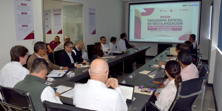 Instala Gobierno de Tamaulipas Mesa Interinstitucional para la regularización de centros de rehabilitación