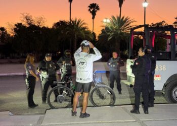 Acompaña Guardia Estatal rodada de César Vallejo rumbo a Ciudad Victoria