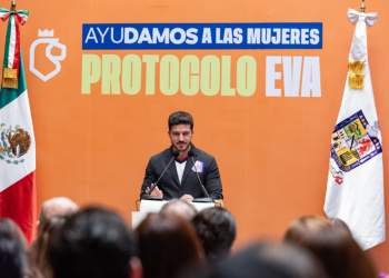 Lanzan Samuel García y Mariana Rodríguez Protocolo EVA para prevenir violencia contra las mujeres en establecimientos
