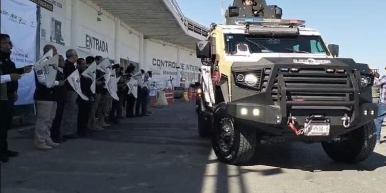 Participa Guardia Estatal en banderazo de operativo “Heroínas y Héroes Paisanos” en Nuevo Laredo