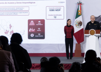 Presidenta destaca rehabilitación de escuelas del INBAL y del INAH, de zonas arqueológicas e inauguración del primer Museo Textil