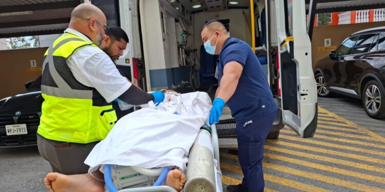 Realiza Gobierno de Tamaulipas traslado exitoso de paciente pediátrico al Hospital Infantil