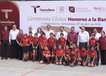 Más y mejores espacios para aprender: gobernador entregó obras en escuela de Ciudad Victoria
