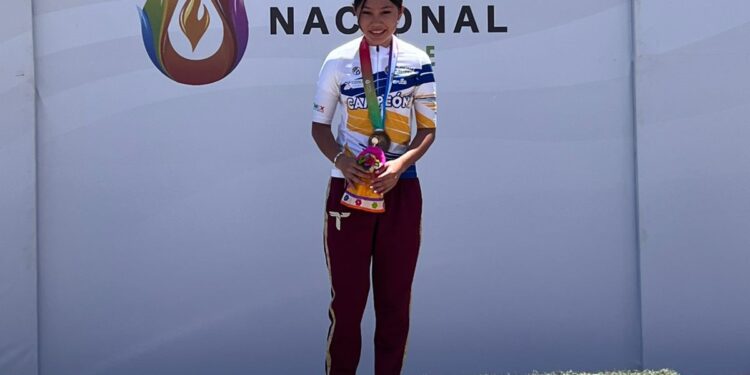 Tiene Tamaulipas campeona de Olimpiada Nacional en Ciclismo