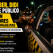 Obligan a Uber, Didi y transporte público a circular con luces interiores encendidas en Tamaulipas