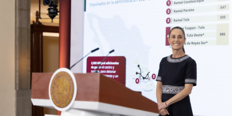 Sheinbaum lanza plan energético con inversión histórica; Tamaulipas tendrá nuevo gasoducto