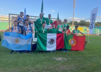 Ganan tamaulipecos oro y plata en Mundial de Atletismo para atletas con síndrome de Down