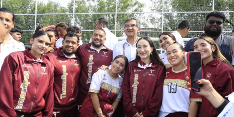 Reconoce Américo a las y los atletas tamaulipecos ganadores en la Olimpiada Nacional e impulsa infraestructura deportiva
