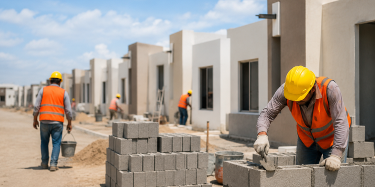 Construcción de vivienda en Victoria rebasa la capacidad de mano de obra