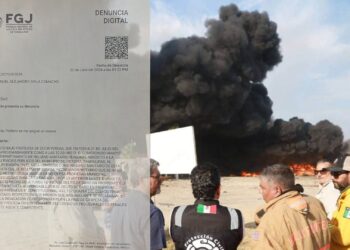 Denuncia Ayuntamiento incendio en el relleno sanitario