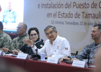 Instalan CNPC y Gobierno de Tamaulipas Puesto de Comando Interinstitucional para fortalecer la atención ante lluvias y ciclones