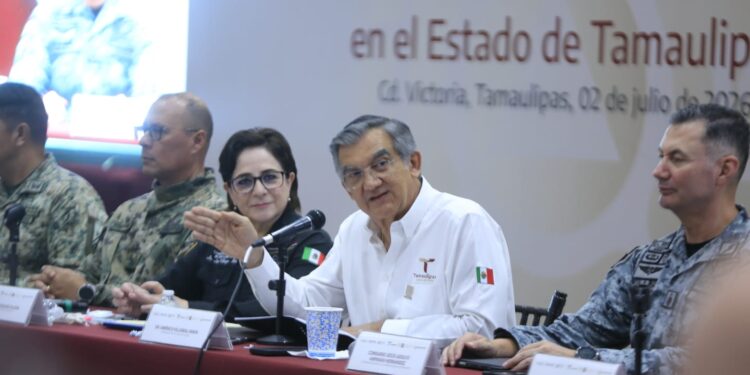 Instalan CNPC y Gobierno de Tamaulipas Puesto de Comando Interinstitucional para fortalecer la atención ante lluvias y ciclones