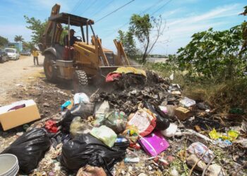 SEDUMA elimina tiraderos clandestinos para evitar inundaciones y riesgos sanitarios