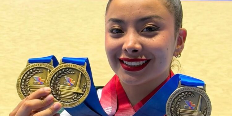 Tamaulipeca conquista tres oros para México en Centroamericanos