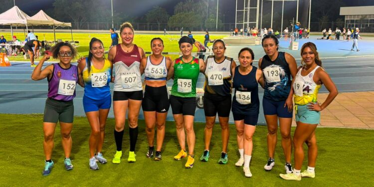 Tamaulipas conquista el top ten del Nacional de Atletismo Máster