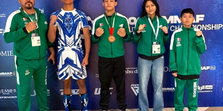 Tamaulipas sube al podio mundial de MMA con bronce en Abu Dabi