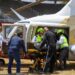 Trasladan a niño lesionado en accidente por ambulancia aérea