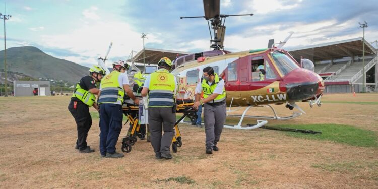 Activa SST traslado aéreo de niña de 4 días de nacida