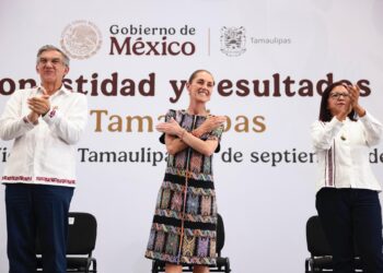 Américo está recuperando el corazón de Tamaulipas: Claudia Sheinbaum