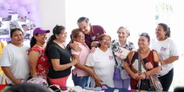 Américo y María de Villarreal acercan servicios de salud a las familias a través de Lazos del Bienestar