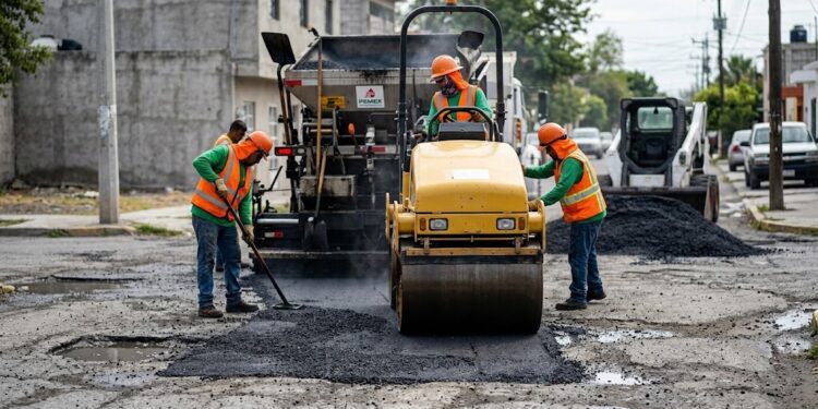 Bacheo en Victoria se frena por falta de asfalto